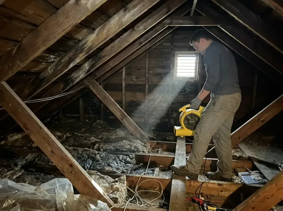 attic-water-damage-drying-proc-007 — frequently asked questions, Emergency Water Extraction & 24/7 Flood Response in Pinetop…